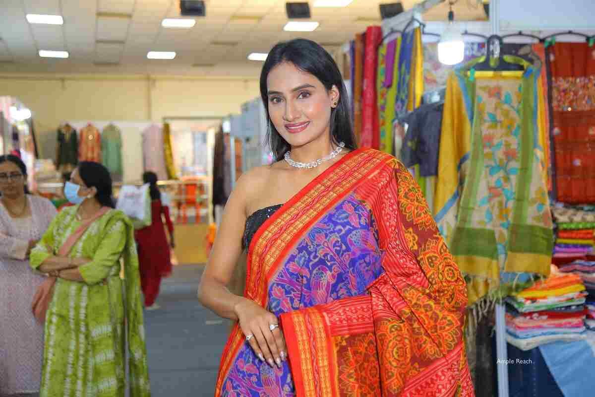 Tollywood Actress Hima Varma Inaugurates National Silk Expo 2025 in Hyderabad
