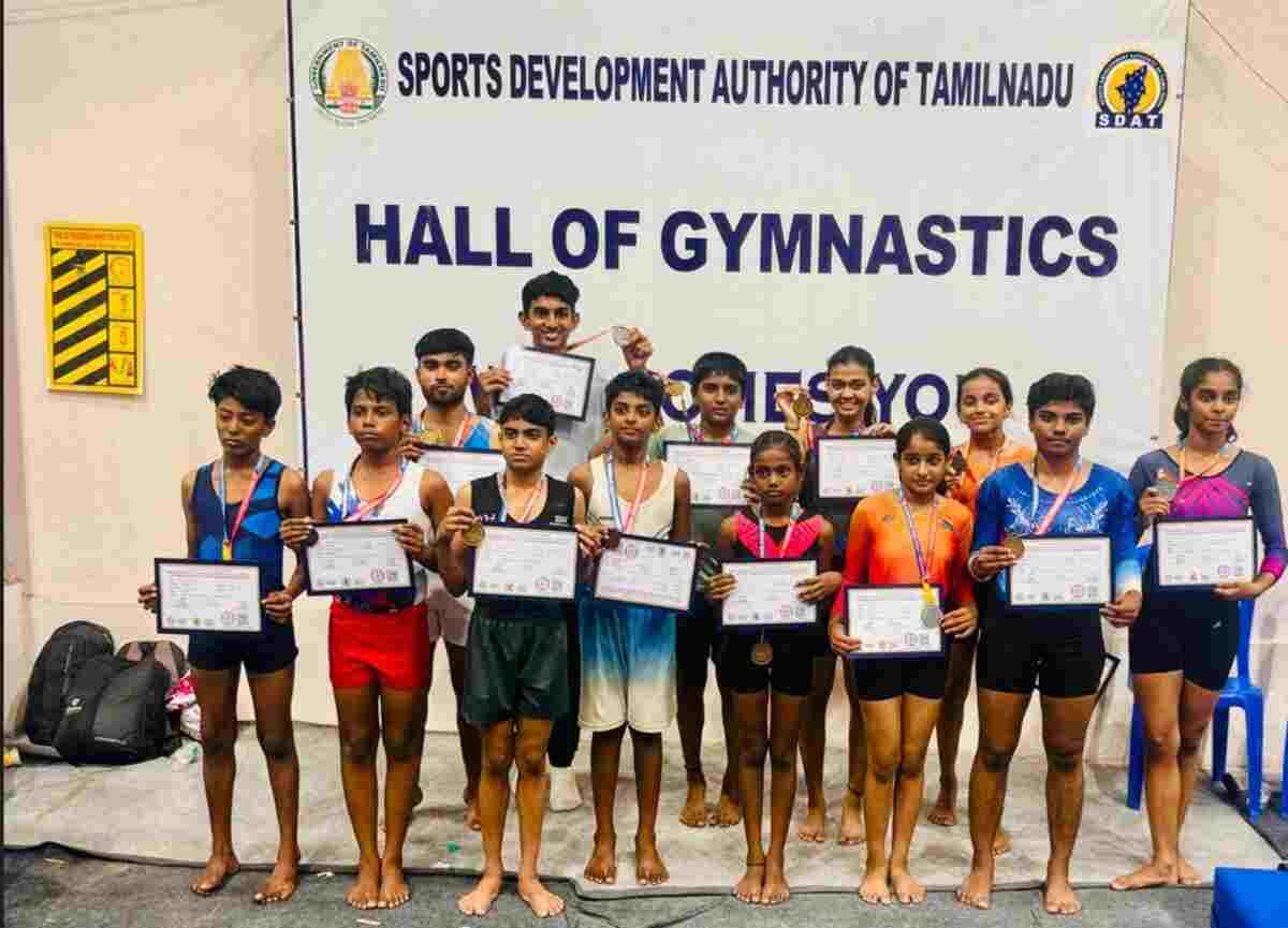 Rishi Kumar, SkyJumper, Trampoline Gymnastics, Olympic Gymnastics, Indian Athlete, Youth Sports, Sports Sponsorship, Athletic Training, Jump to Gold, SkyJumper Chennai, Gymnastics India, Sports Development India, Trampoline Park, Indian Olympian, Rishi Kumar Trampoline, Grassroots Sports,