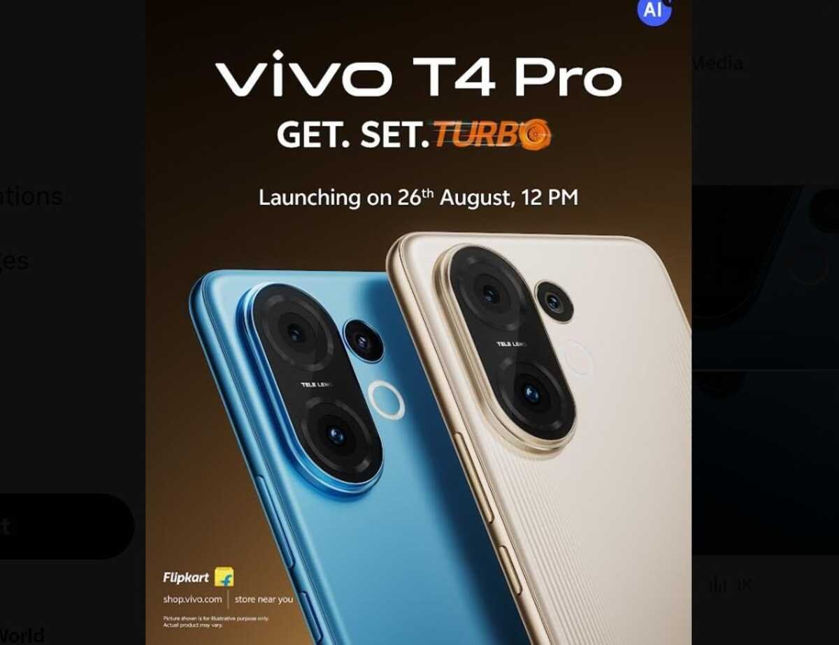 Vivo T4 Pro, Vivo T4 Pro launch date, Vivo T4 Pro price in India, Vivo T4 Pro specifications, Vivo T4 Pro leaks, Vivo T4 Pro camera, Vivo T4 Pro Flipkart, Vivo T4 Pro features, Vivo T4 Pro vs T3 Pro, upcoming Vivo phones, Qualcomm Snapdragon 7 Gen 4, 50MP periscope camera, 6500mAh battery smartphone, mid-range smartphone India, smartphone with periscope camera,Vivo T4 Pro, Vivo T4 Pro leaks, Vivo T4 Pro specs, Vivo T4 Pro camera, Vivo T4 Pro launch, smartphone leaks, Vivo, upcoming phones