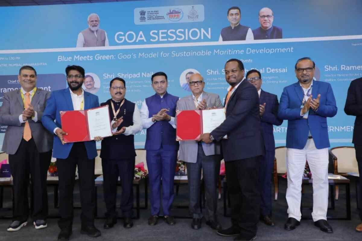 Goa State Session of India Maritime Week 2025,Goa Maritime Future, Sustainable Maritime Development, Blue Meets Green, India Maritime Week 2025, Green Shipping Goa, Mormugao Port LNG, Goa Maritime Waterways