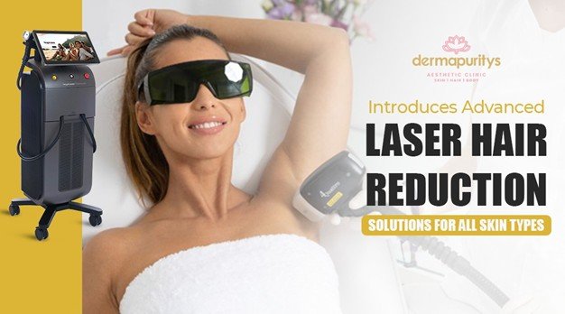Dermapuritys Lucknow, laser hair removal Lucknow, advanced laser treatment, hair reduction clinic, skin care Lucknow