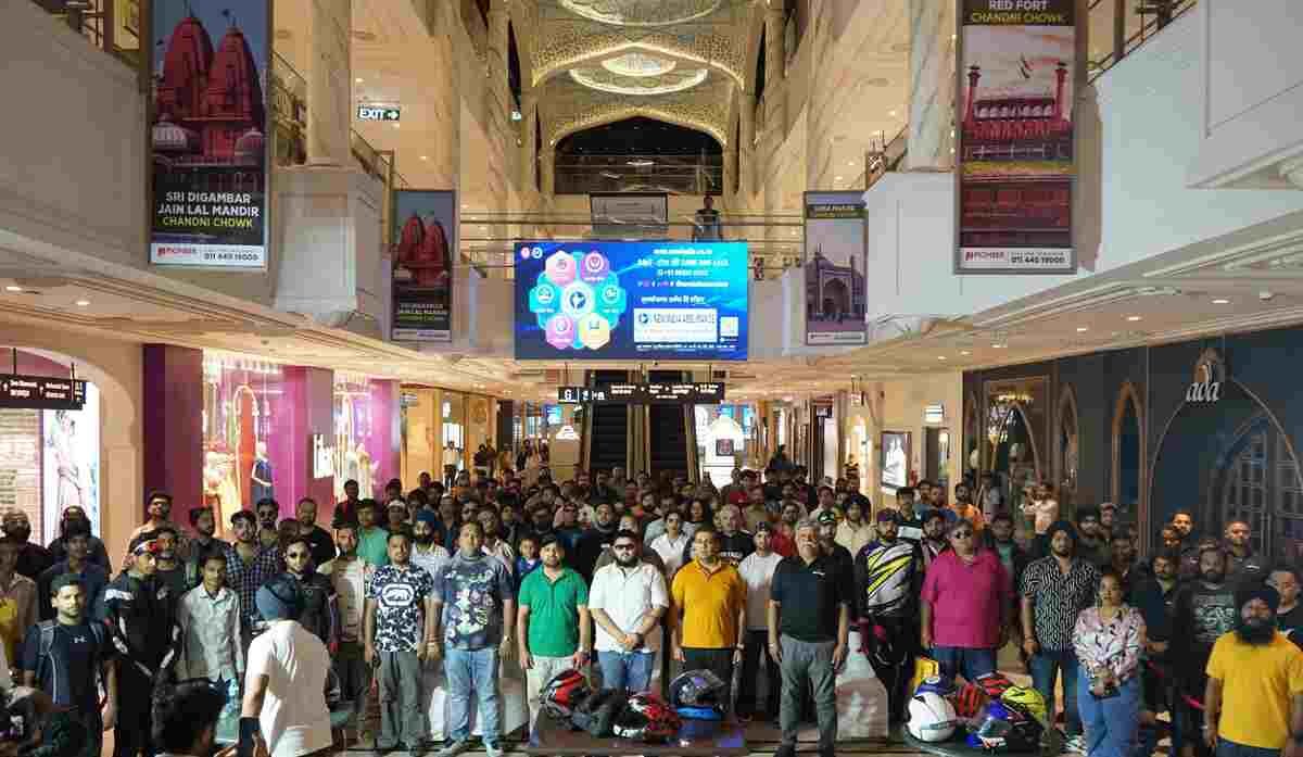 Riders Ki Baraat 2.0, Omaxe Chowk events, 1000+ bikers Delhi, Chandni Chowk bike rally, OCPR biking event