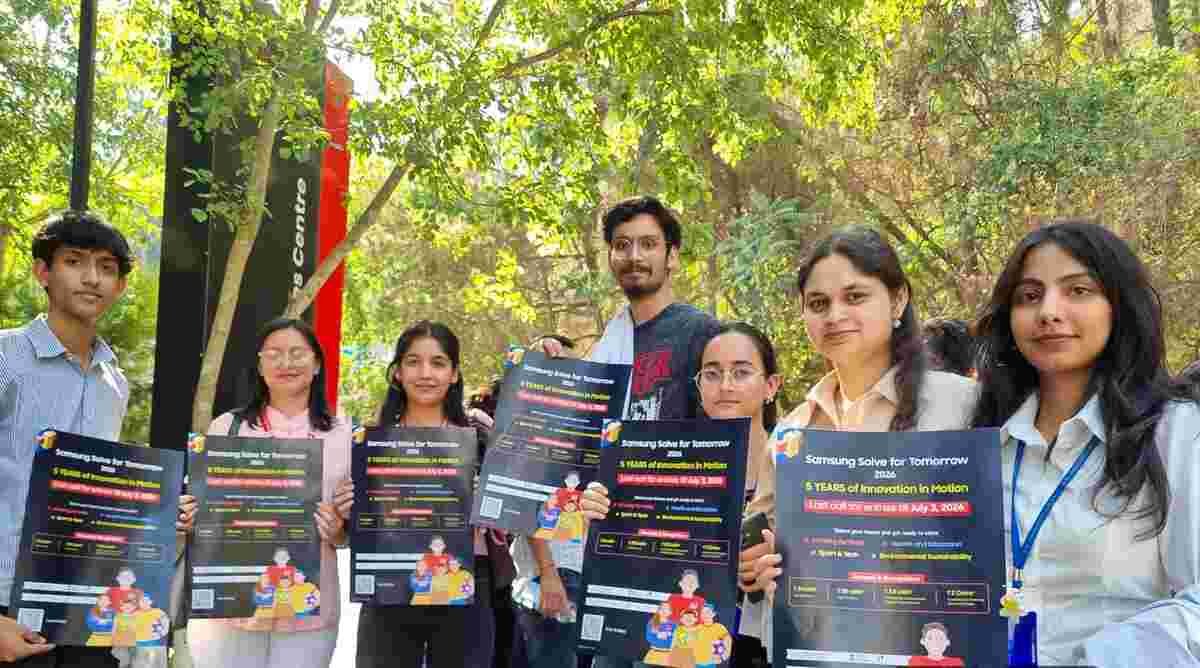 Samsung Solve for Tomorrow, Himachal Pradesh students, Design Thinking Workshop, Samsung India innovation, student innovation program, Shoolini University, youth entrepreneurship, technology solutions, AI innovation, community wellbeing